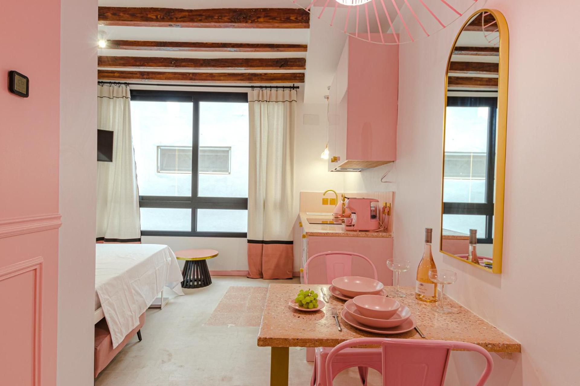 Glamorous Pink Studio In City Center Alicante Eksteriør bilde