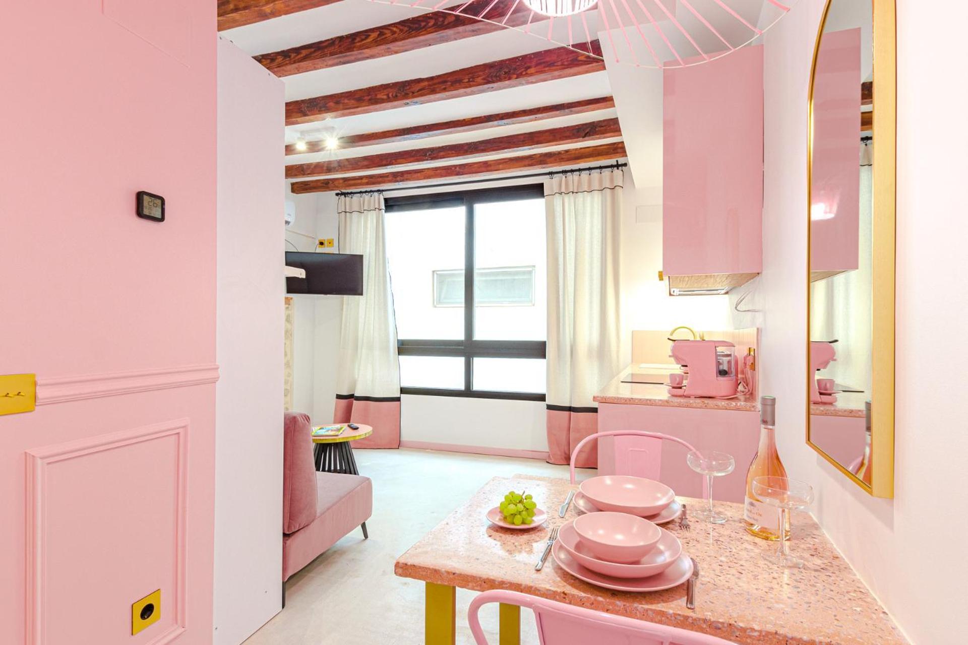 Glamorous Pink Studio In City Center Alicante Eksteriør bilde
